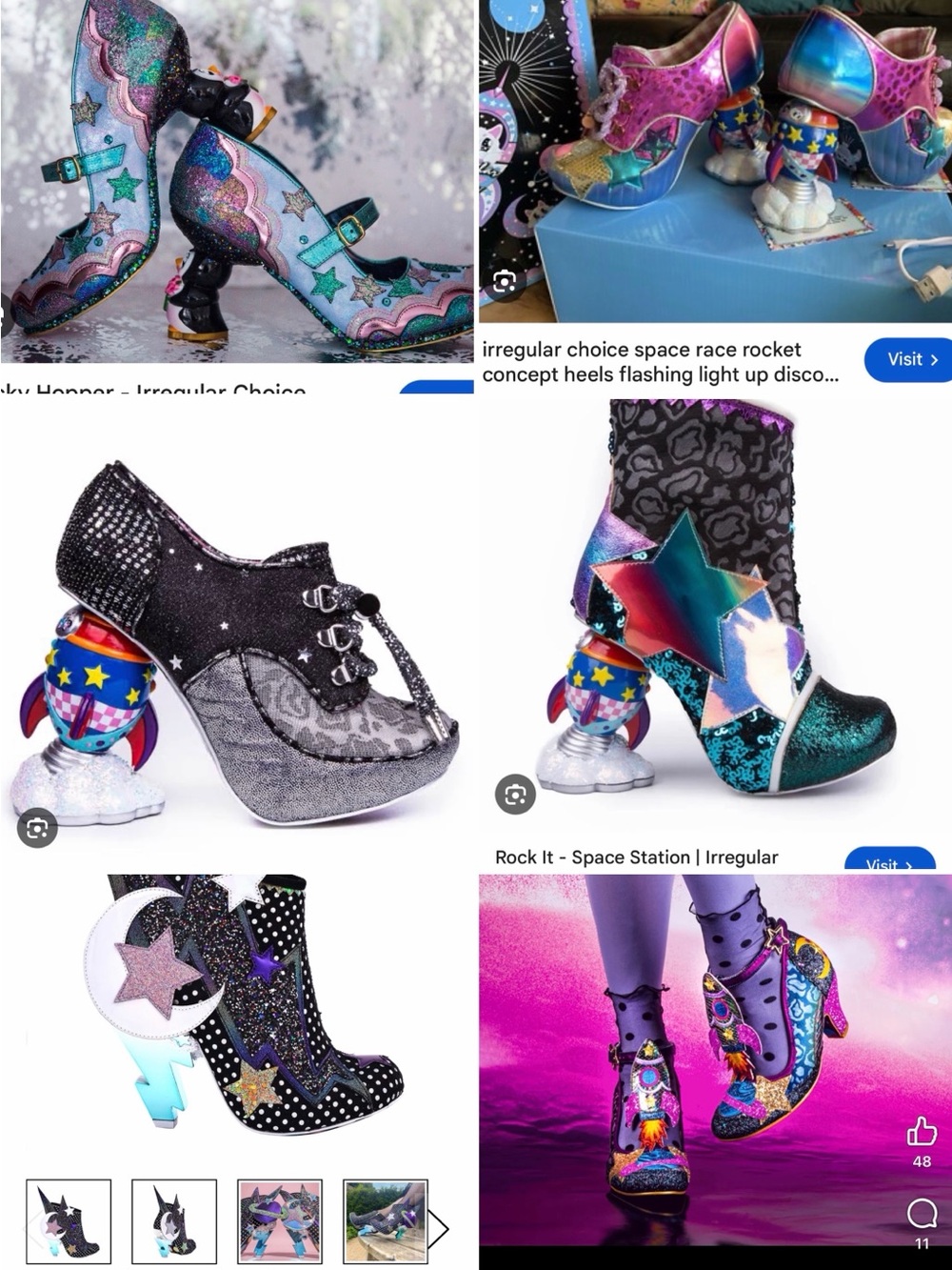 In Search of Irregular Choice Space-Theme Shoes or Boots